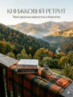 Найкращі книги на відпочинок у горах: як створити ідеальний ретрит у Карпатах Найкращі книги на відпочинок у горах: як створити ідеальний ретрит у Карпатах